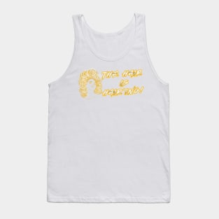 The Hair is Hair'ing (Yellow Print) Tank Top